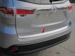 Quality Automotive Accessories - QAA RD14110 1Pc Stainless Steel Rear Deck Trim for 2014-2019 Toyota Highlander - Image 1