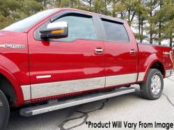 Quality Automotive Accessories - QAA TH49317 12Pc Stainless Rocker Panel Trim for 2009-2014 Ford F150 - Image 2
