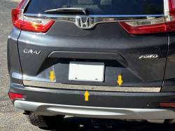 Quality Automotive Accessories - QAA RD17235 1Pc Stainless Steel Rear Deck Accent for 2017-2022 Honda CR-V - Image 1