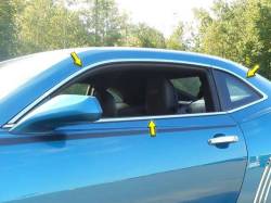 Quality Automotive Accessories - QAA WP44751 6Pc Stainless Steel Window Trim for 04-08 Chrysler Pacifica - Image 2