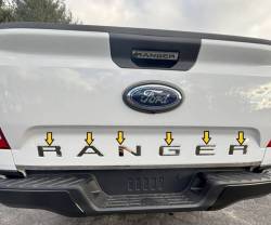 Quality Automotive Accessories - QAA SGR63321 10Pc Stainless Steel Graphic Emblem for 2023-2025 Ford Super Duty - Image 1