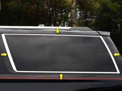 Quality Automotive Accessories - QAA WP50100 8Pc Stainless Steel Window Trim for 2010-2015 Chevy Camaro - Image 2