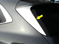 Quality Automotive Accessories - QAA RW60330 2Pc Stainless Steel Rear Window Set for 2020-2025 Ford Explorer - Image 1