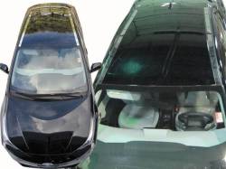 Quality Automotive Accessories - QAA RI16135 2Pc Stainless Steel Roof Insert for 2016-2022 Toyota Prius - Image 1
