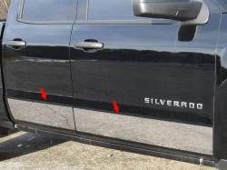 Quality Automotive Accessories - QAA TH54181 2Pc Stainless Steel Rocker Panel Trim for 2014-2018 Chevy Silverado - Image 3