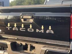 Quality Automotive Accessories - QAA SGR72148 3Pc Stainless Steel Graphic Emblem for 2022-2025 Toyota Tundra TRD - Image 3