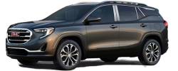 Quality Automotive Accessories - QAA PP58276 6Pc Stainless Steel Pillar Trim for 2018-2024 GMC Terrain - Image 2