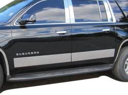 Quality Automotive Accessories - QAA TH55150 8Pc Stainless Steel Rocker Panel Trim for 2015-2022 Chevy Colorado - Image 2