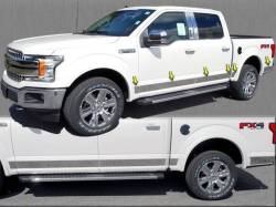 Quality Automotive Accessories - QAA TH55309 10Pc Stainless Steel Rocker Panel Trim for 2015-2020 Ford F150 - Image 2