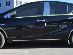 Quality Automotive Accessories - QAA TH12705 4Pc Stainless Steel Rocker Panel Trim for 2012-2019 Toyota Prius C - Image 3