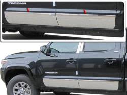 Quality Automotive Accessories - QAA TH16173 4Pc Stainless Steel Rocker Panel Trim for 2016-2023 Toyota Tacoma - Image 3