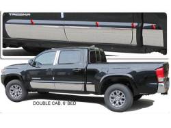 Quality Automotive Accessories - QAA TH16174 4Pc Stainless Steel Rocker Panel Trim for 2016-2023 Toyota Tacoma - Image 3