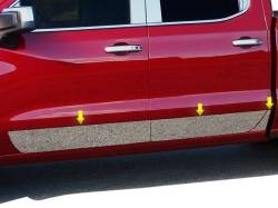 Quality Automotive Accessories - QAA TH59170 6Pc Stainless Steel Rocker Panel Trim for 2019-2025 Chevy Silverado - Image 2