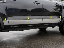 Quality Automotive Accessories - QAA TH59175 6Pc Stainless Steel Rocker Panel Trim for 2019-2025 Chevy Silverado - Image 1