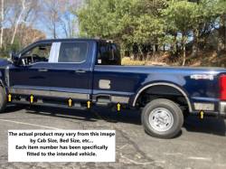 Quality Automotive Accessories - QAA TH61305 12Pc Stainless Steel Rocker Panel Trim for 2021-2025 Ford F150 - Image 3