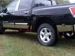 Quality Automotive Accessories - QAA TH24520 10Pc Stainless Steel Rocker Panel Trim for 2004-2015 Nissan Titan - Image 2