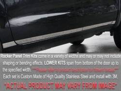 Quality Automotive Accessories - QAA TH37312 10Pc Stainless Rocker Panel Trim for 1997-2003 Ford F150 - Image 2