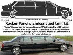 Quality Automotive Accessories - QAA TH39289 12Pc Stainless Rocker Panel Trim for 1999-2006 GMC Sierra - Image 3