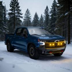ARC Lighting - ARC Lighting 42CB4 TM Grille Kit 22-25 Chevy Silverado 1500 ZR2/ZR2 Bison - Image 2