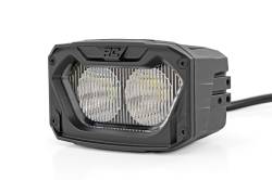 Rough Country Suspension Systems - Rough Country Black Series 5" LED Pod Lights Flood-White/Amber Pair 70118 - Image 2