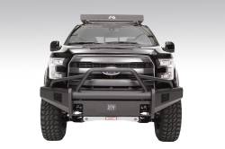 Fab Fours - Fab Fours R20482-1 Front Black Steel Elite Bumper Front Lower Guard Vert Plate - Image 1