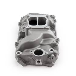Speedmaster - Speedmaster 1-147-016 LowRise Oval Port Intake Manifold Satin for Chevy BBC - Image 2