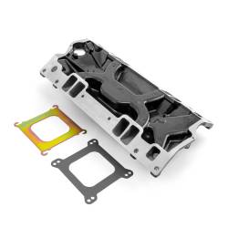 Speedmaster - Speedmaster 1-147-006 LowRise Vortec Intake Manifold Blk for Chevy SBC - Image 2