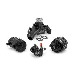 Speedmaster - Speedmaster 1-673-001-01 Chevy SBC 350 Aluminum Belt Drive System Kit Black - Image 2