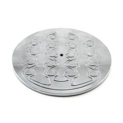 Speedmaster - Speedmaster PCE103.1010 14" Alu. Round Flamed Air Cleaner Top Pol - Image 1
