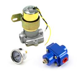 Speedmaster - Speedmaster PCE145.1026 110 GPH Electric Fuel Pump Blue Regulator Gauge Kit - Image 1