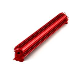 Speedmaster - Speedmaster PCE186.1014 22" Red Anodized Single Pass Trans Oil Cooler w/Fittings - Image 1