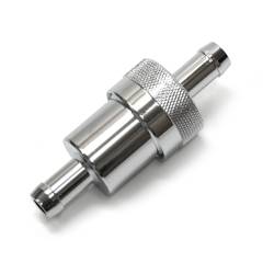 Speedmaster - Speedmaster PCE132.1003 Fuel Filter 3/8" Inlet & Outlet Chrome w/Bronze Element - Image 1