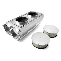 Speedmaster - Speedmaster PCE106.1001 Pol Alu. Dual Carburetor Shotgun Smooth Hood Scoop - Image 2