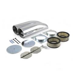 Speedmaster - Speedmaster PCE106.1001 Pol Alu. Dual Carburetor Shotgun Smooth Hood Scoop - Image 1