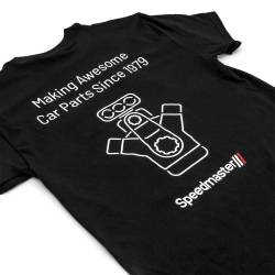 Speedmaster - Speedmaster PCE160.1039.02 Speedmaster Engine Blk Cotton T-Shirt M - Image 2
