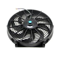 Speedmaster - Speedmaster PCE185.1008 14" Reversible 12V S-Blade Radiator Electric Thermo Fan - Image 1