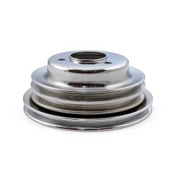 Speedmaster - Speedmaster PCE239.1016 Chevy BBC 454 Steel LWP 3 Groove Crank Pulley Chrome - Image 2