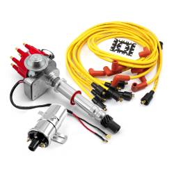 Speedmaster - Speedmaster PCE385.1031 Chevy SBC 350 BBC 454 Dist Vac Red Chrome Coil Wire Lead - Image 1