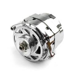 Speedmaster - Speedmaster PCE360.1022 GM 100A 1 Wire Billet Fan Silver Alternator - Image 1