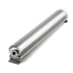 Speedmaster - Speedmaster PCE186.1013 22" Silver Anodized Single Pass Trans Oil Cooler - Image 1