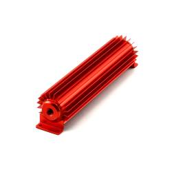 Speedmaster - Speedmaster PCE186.1002 12" Red Anodized Single Pass Trans Oil Cooler w/Fittings - Image 1
