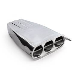 Speedmaster - Speedmaster PCE106.1004 Polished Alum Single/Dual Carb Bug Catcher Hood Scoop - Image 2