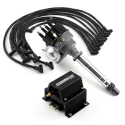 Speedmaster - Speedmaster PCE385.1004.01 Ready-to-Run Black Ignition Distributor Combo Chevy - Image 1