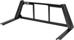 Highway Products - Highway Products 4012-029-BK62S Honeycomb Open Post Leopard Upright Smooth Black - Image 2