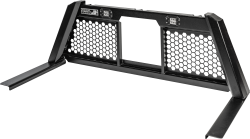 Highway Products - Highway Products 4011-108-BK62 Guardian HD Open Mesh Smooth Black Upright/Center - Image 2
