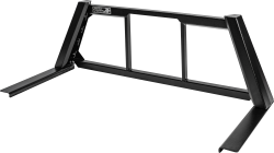 Highway Products - Highway Products 4012-028-BK62 Honeycomb Open Post Smooth Black Upright/Center - Image 2
