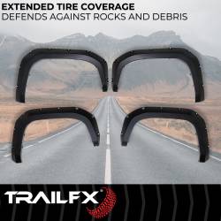 TrailFX - TrailFX TFT3005S Pocket Style 2.8" Front/5.9" Rear Tire Coverage - Image 2