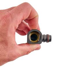 IAG Performance - IAG RPL-FIT-05801 5/8" SAE Quick Connect Female to 5/8" Hose Barb Right Angled - Image 2