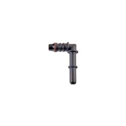 IAG Performance - IAG RPL-FIT-05828 5/16" SAE Quick Connect Male to 8mm Hose Barb Right Angled - Image 2