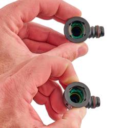 IAG Performance - IAG RPL-FIT-05825 1/2" SAE Quick Connect Female to 1/2" Hose Barb Right Angled - Image 2